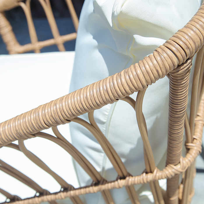 Waterproof Rattan Coffee Table Chair Sets For Garden And Patio Rattan Woven Wicker Outdoor Furniture Set