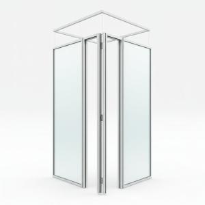 Quality Folding Office Glass Partition Wall Frameless For Panoramic Aluminium wholesale