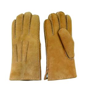 Quality Men Genuine leather Lamb Fur Cheap custom made leather gloves wholesale
