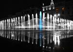 Colorful Lamps Marble Musical Dancing Fountain , Light Up Fountain For Uptown