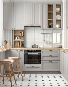 Quality Quartz Countertop Shaker Kitchen Cabinets For Apartments wholesale