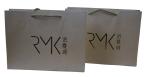 Eco Friendly Paper Carrier Bags 180gsm For Advertising With Gold Foil Pressed