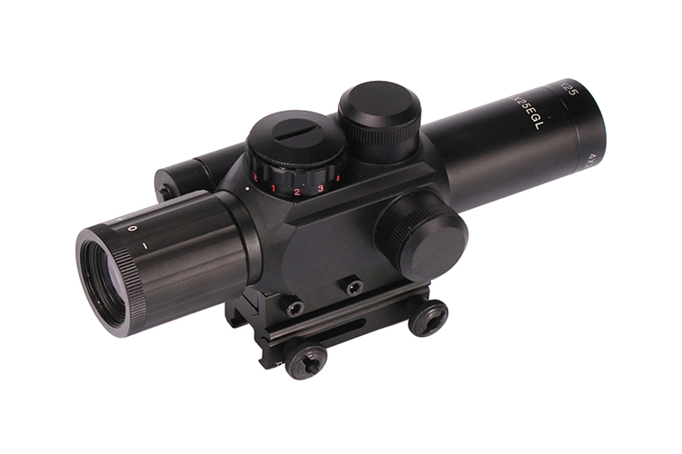M6 Tactical 4X25 IR Red/Green Sight and 170mm Length Red Dot Laser Scope for Hunting