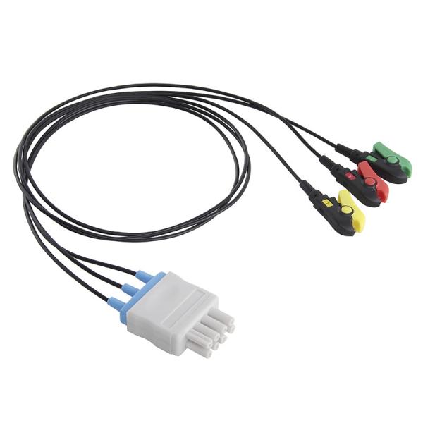 Nihon Konhden X-Ray CT Radiaotransparent ECG Leadwires 10 Lead MRI ECG