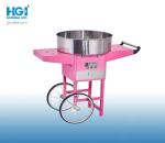 Floor Standing Electric Heating Candy Floss Machine Commercial With Wheel