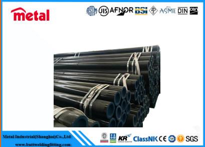 Cheap ASTM A53 - 2007 Seamless Steel Pipe Black Round Tube 18 '' Sch 80 Size for sale