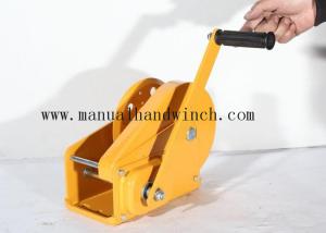 Quality LDE1800N 1800lbs Hand Crank Winch With Automatic Brake wholesale