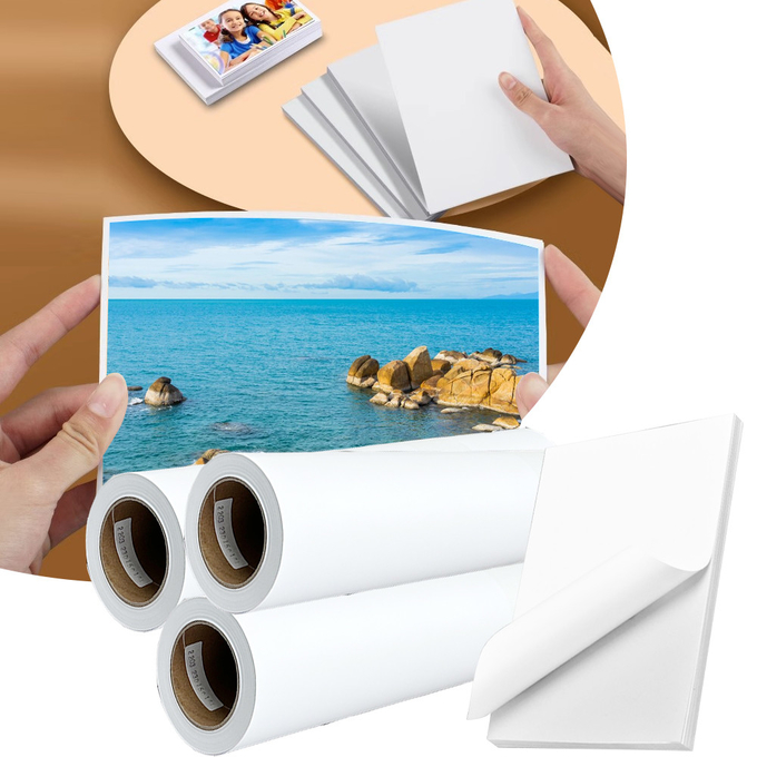 Waterproof Inkjet Polypropylene 100mic PP Synthetic Paper Glossy Self-adhesive Lable