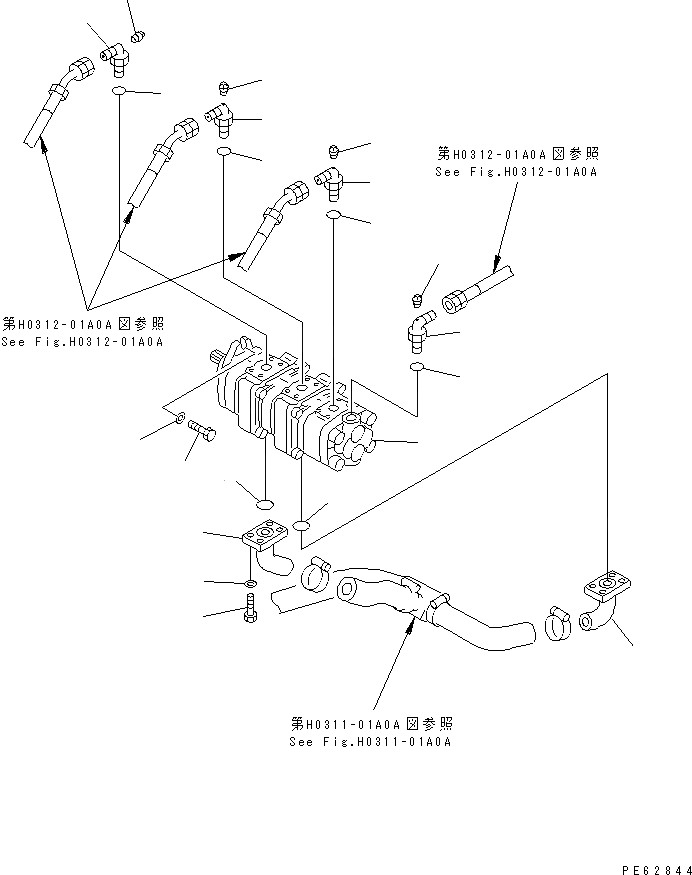 705-41-08210 705-41-08240 Komatsu Gear Pump SBR11+11+7+2.5 PC28UD PC28UG PC28UU WEIGHT:10KGS