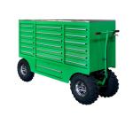 Customizable Tool Cabinet Trolley Stainless Steel Tool Chest on Wheels for