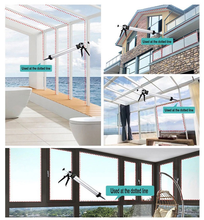 Middle Modulus Clear Acetic Silicone Sealant For Windows And Doors Installation