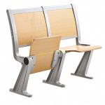 Foldable College Classroom Furniture , Fireproof Material Standard Plywood Study