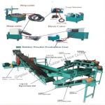 China Waste Tire Recycling Plant / Whole Waste Tyre Shredder Machine