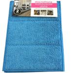 Kitchen Scouring Sponge Microfiber Cleaning Pad Cloth Green For Dish Washing