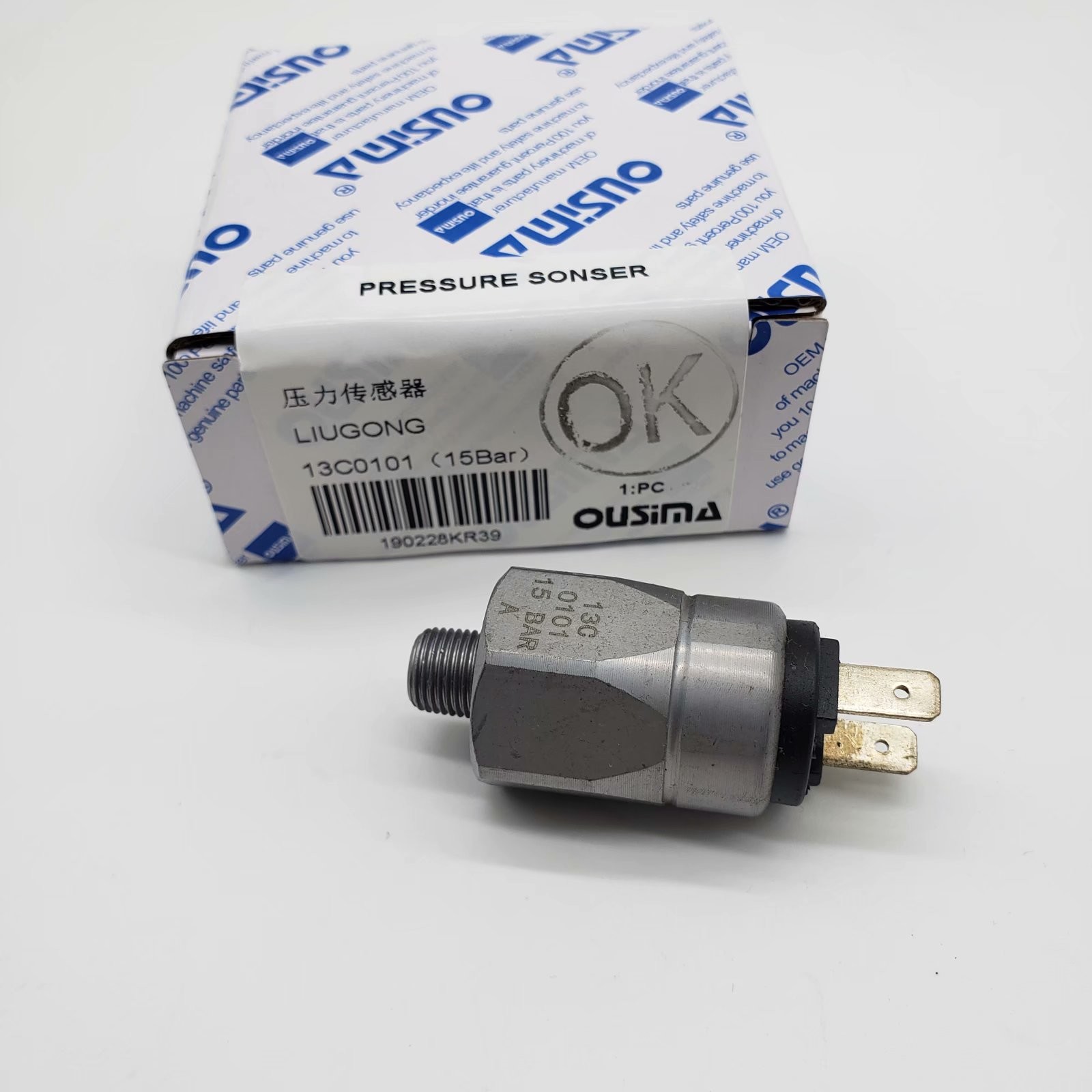 OUSIMA Eletric Excavator 13C0101 15 Bar Pressure Sensor