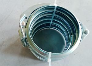 Quality 160mm Quick Release Gal Pipe Clamp Collar Without Rubber Sealing Ring / Pipe Clip wholesale