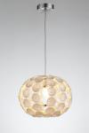 Italy Modern Designed Almond Acrylic Pendant Lamp With E14 Lampholder