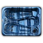 SAA RoHS 1000L Whirlpool Hot Tub Lodges For Jacuzzi