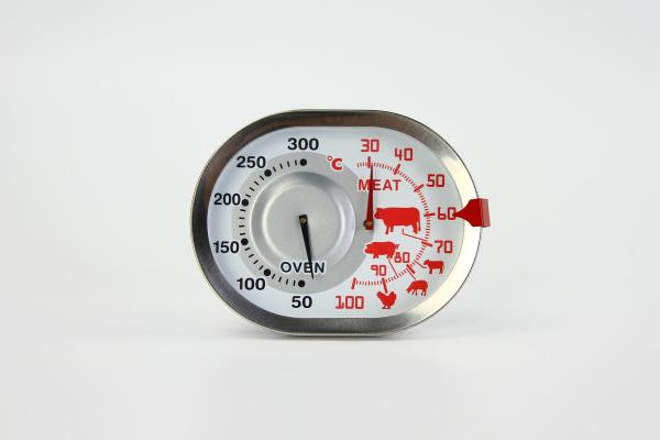 Wide Screen Oval Shape Oven Temperature Gauge , Digital Baking Thermometer