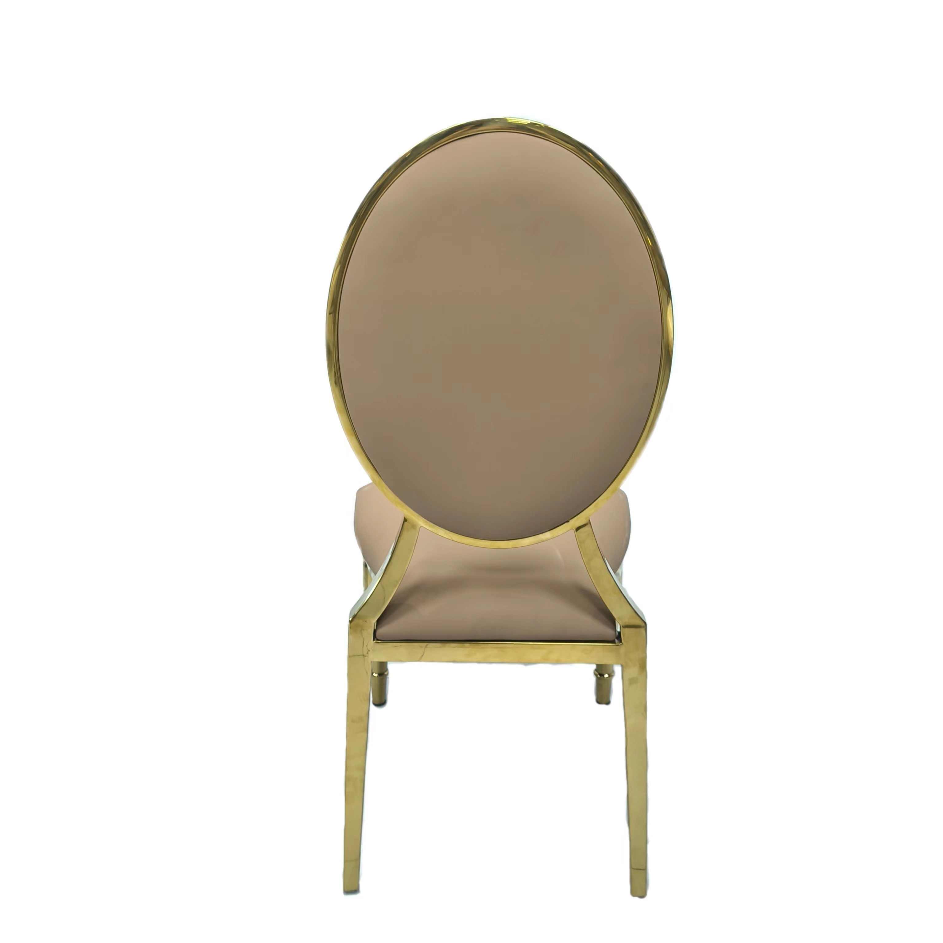 Classic Wedding Banquet Chair Cushions Decoration Golden Furniture