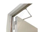 30mins Fire Rated 60mm Galvanized Steel Door American Standard