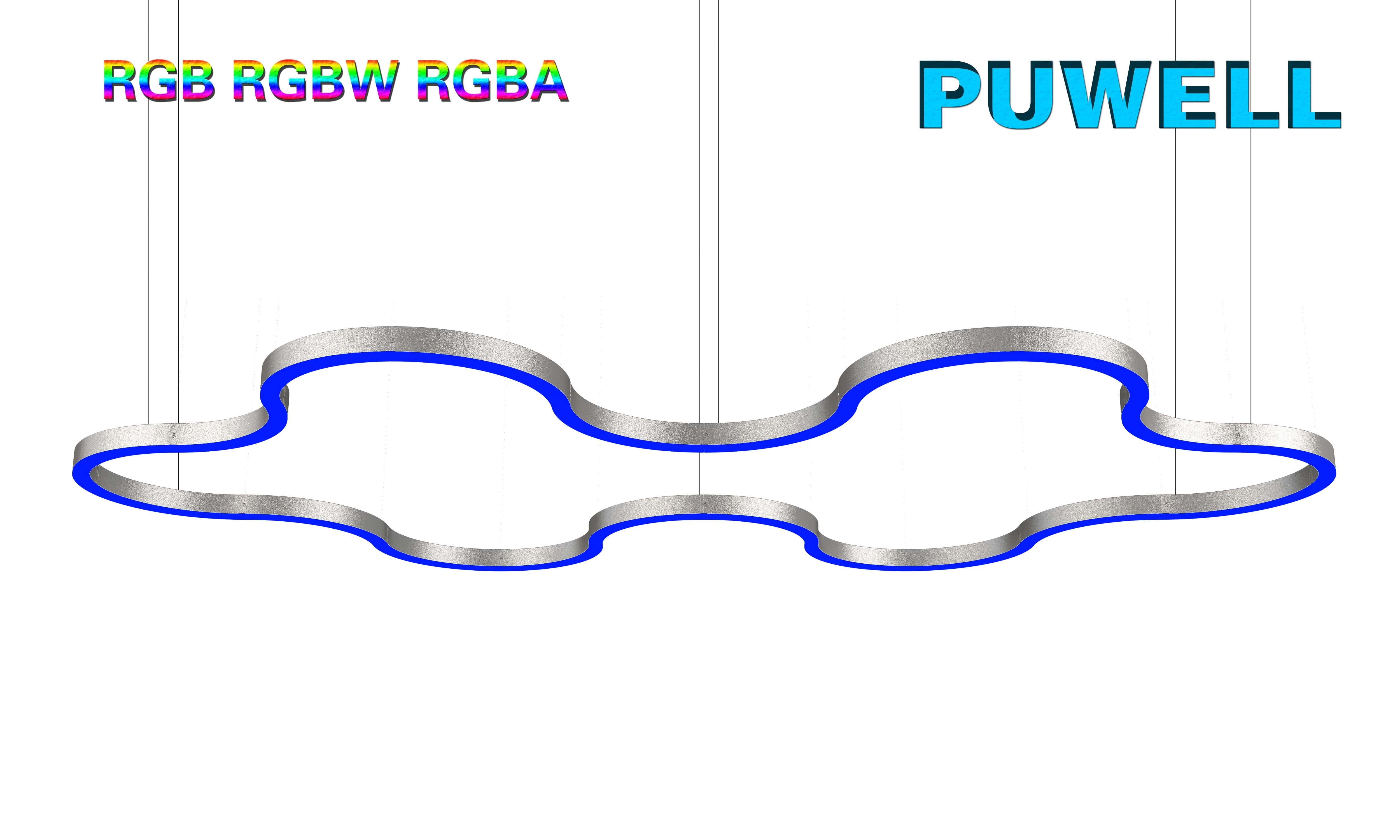 Wear Resistant IP65 5000k LED Linear Suspension Light