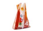 Three Side Wheat Flour Packing Bags , Oversized Stand Up Plastic Bags For Food