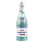 12.5" Gender Reveal Champagne Bottle Confetti Popper