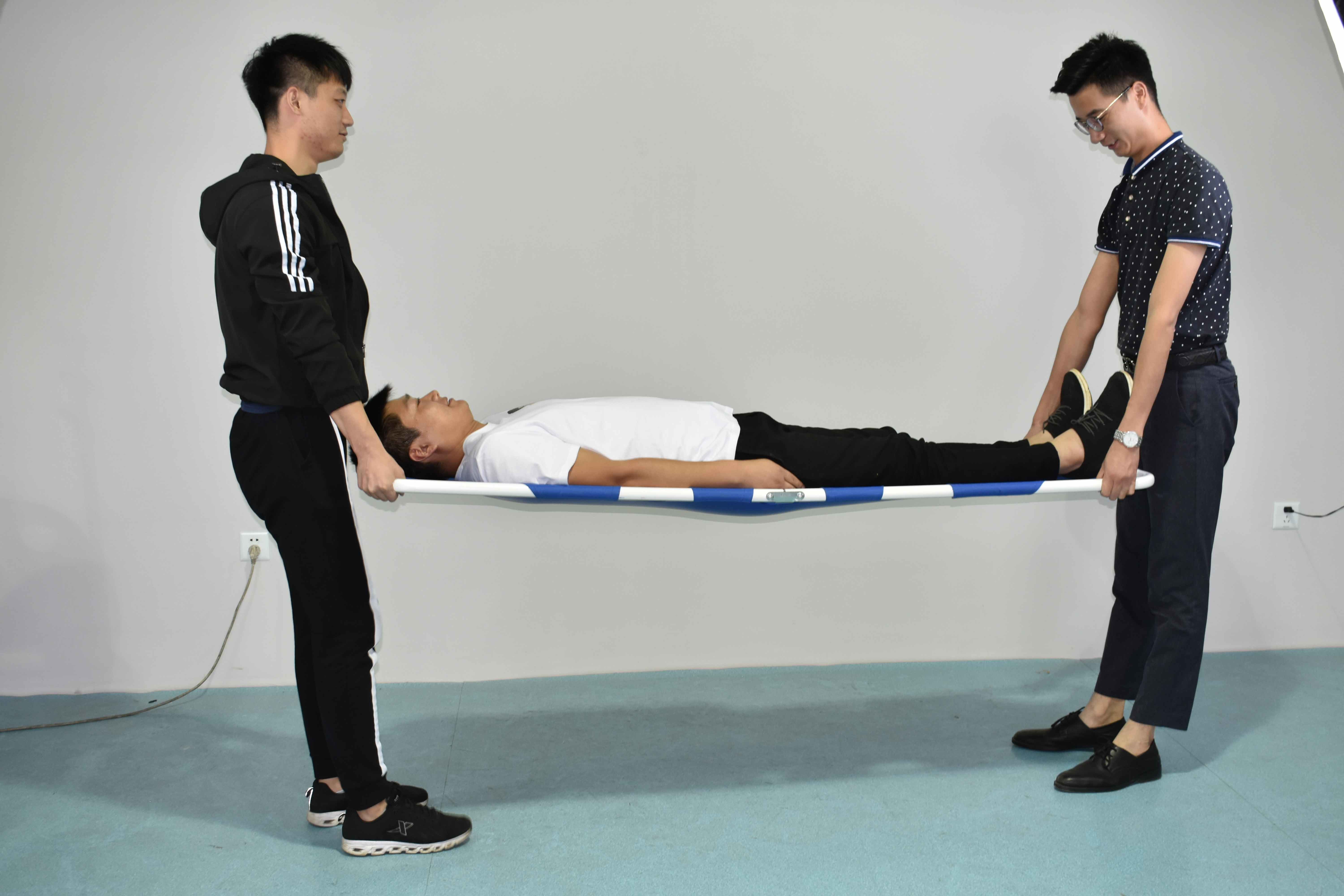185CM 360 Deg EMS Scoop Stretcher Straps Spray Steel For Patient Transfer