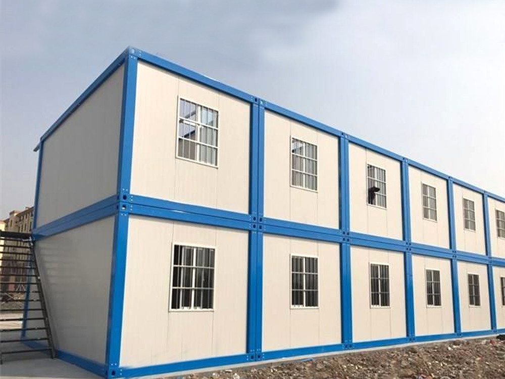 Two Bedrooms Kit Prefab Home Living Detachable Container House