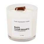 398g 14oz Healing Crystal Glass Jar Scented Candle Aromatherapy Candles