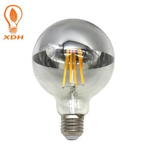 Quality E27 G80 Decorative Filament Bulbs 3000K Silver Coated Light Bulbs 4W 6W wholesale