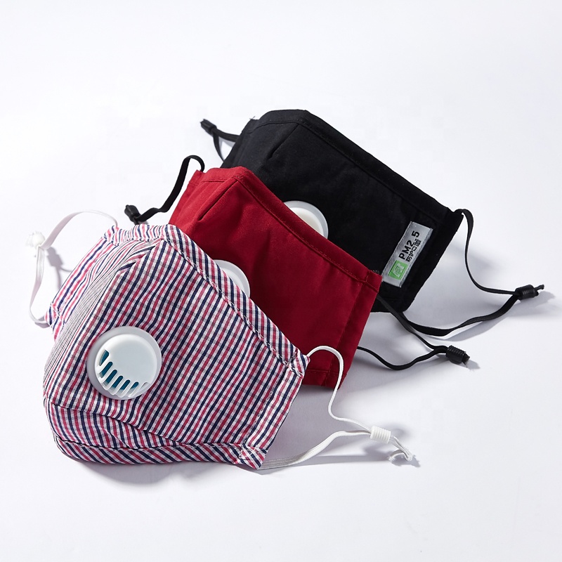 manufacture IN SOTOCK wholesale PM2.5 masks with adjustable straps air filter mask