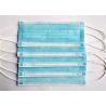 Buy cheap BFE Exceeds 99% Disposable Mouth Mask , 3 Ply Face Mask Low Breathing Resistance from wholesalers
