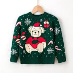 Christmas Cold Season Baby Knitted Sweaters Pullover Children Jumper Warm Knit