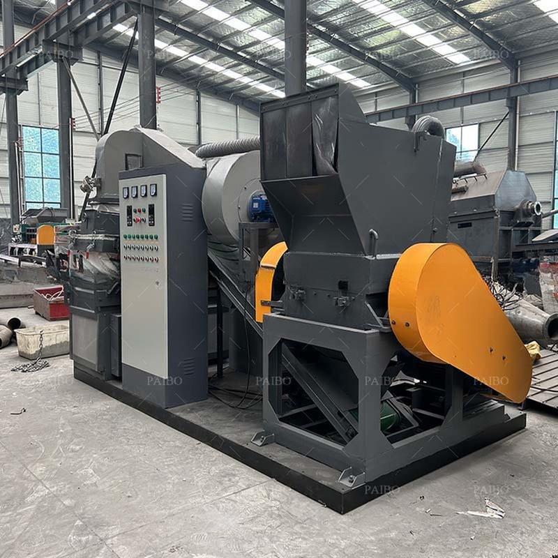 40.7kw Automatic Copper Wire Separation Machine Cable Granulator Recycle Machine For Granule