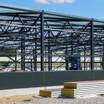 Industrial Steel Portal Frame Warehouse Fire Resistant Long Span Steel Structure