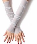 Lace Tinsel Summer Driving Gloves Ice Silk Sleeve Mesh Hosiery Foot Cover
