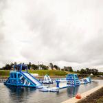 Commercial Inflatable Water Park Games Adult Water Obstacle Course