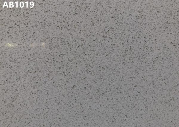 High Tenacity Grey Quartz Stone Polished Surfaces Finished Staining Resistant