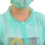 Anti Dust Non Woven Surgical Gown Chemistry Lab Coat Environmental Friendly