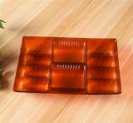 Reusable Clear Plastic Trays Food Packaging Environmental Friendly