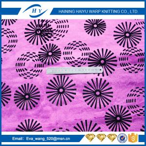 Quality Red Patterned Upholstery Fabric Short Pile Fur Fabric Bonded wholesale