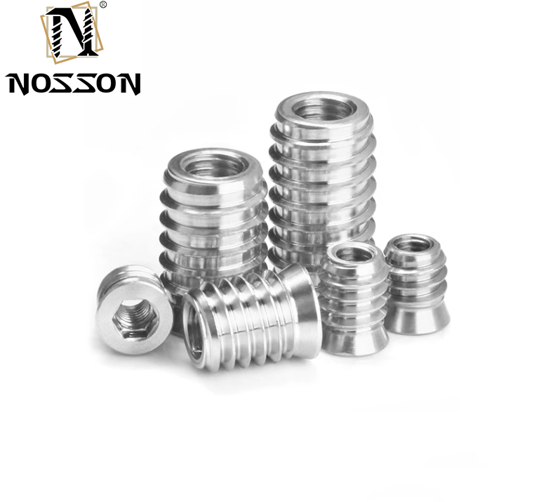 Hexagon Socket Wood Insert Nut Made Of Stainless Steel 201/304/316 For Durable