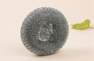 Quality Easy Carrying Galvanised Scourers , Kitchen Cleaning Metal Pot Scrubbers wholesale