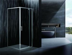 Quality 6mm Transparent Bathroom Shower Glass Cabinet 1800x800 wholesale