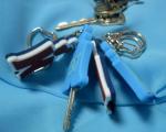 Novelty Personalized Promotional Gifts Imprinted Logo PVC Keychain With LED