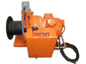 Quality Remote Control Pneumatic Air Winch JQH-5×48Y Powder Coated With Single Drum wholesale