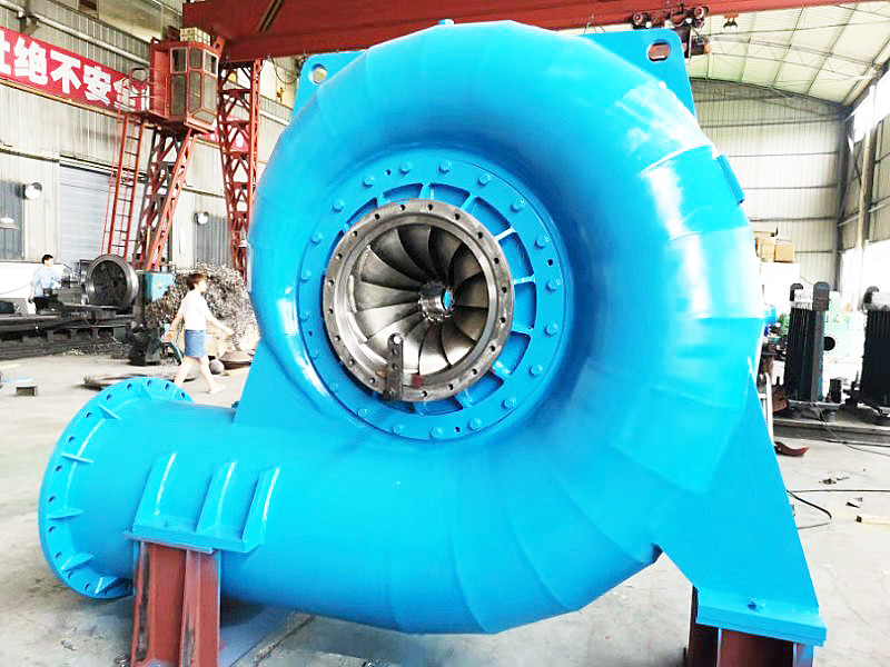 Water Turbine Generator 200kw-20mw Brushless Excitation Custom Color Automatic Control