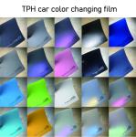 Color Changing Vinyl Car Wrap Roll High Gloss 7.5mil TPU Matte Black Self